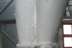 gelcoat e vetroresina laminata dentro calchi in gesso
