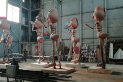 ottobre 2020 hangar Viareggio restauro sculture